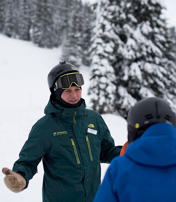 Snowboard Lesson In Progress