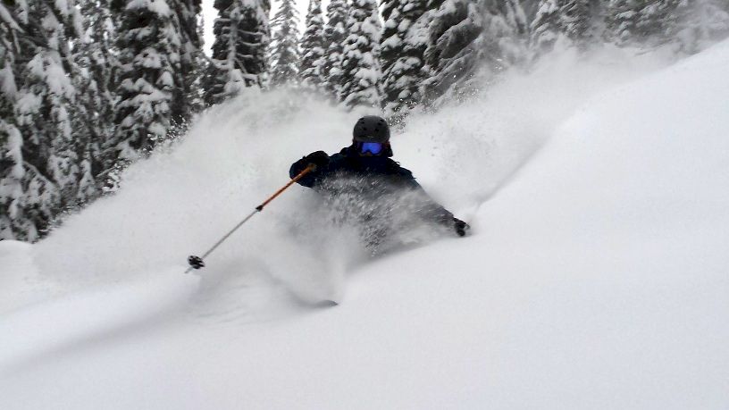 Dec 4 powder skiing Dec 4 powder skiing