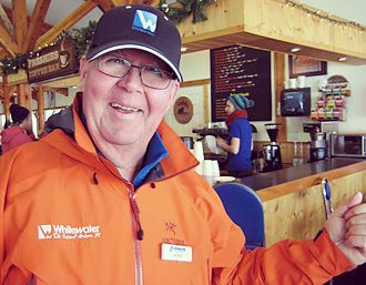 Whitewater lodge with George
