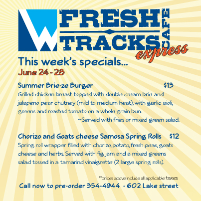 Fresh Sheet - June 24 - 28 Fresh Sheet - June 24 - 28