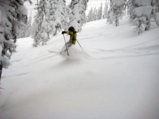 Ski whitewater