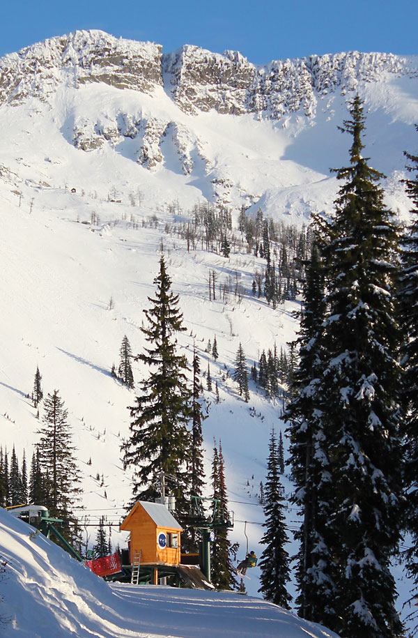Silver King Chair Whitewater ski resort
