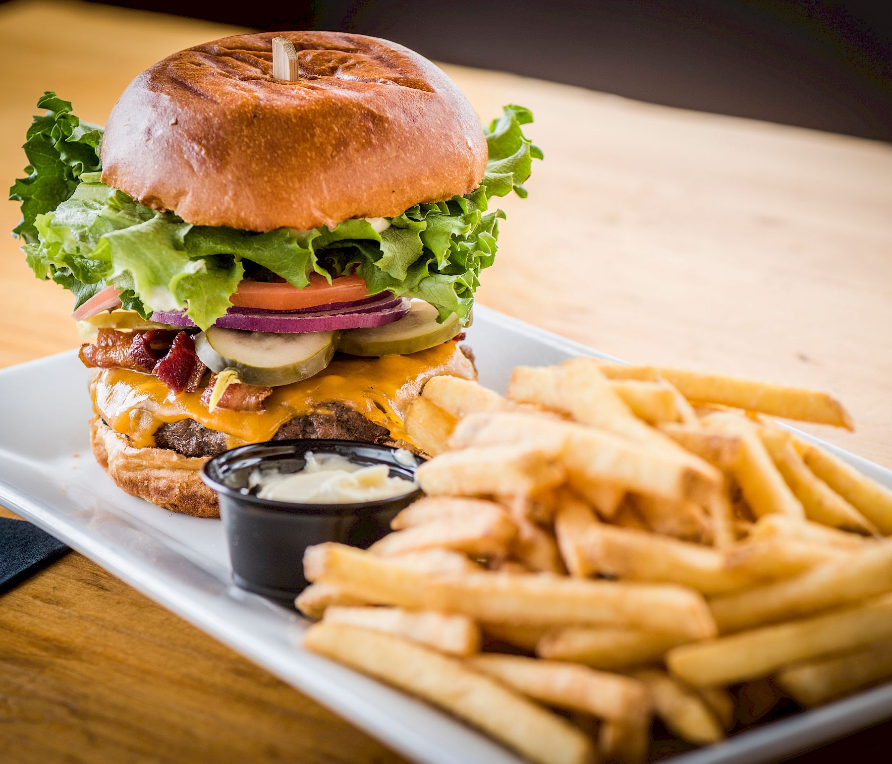 Coal Oil Johnny's Pub Burger And Fries